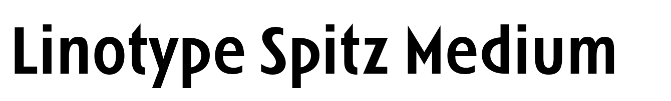 Linotype Spitz Medium
